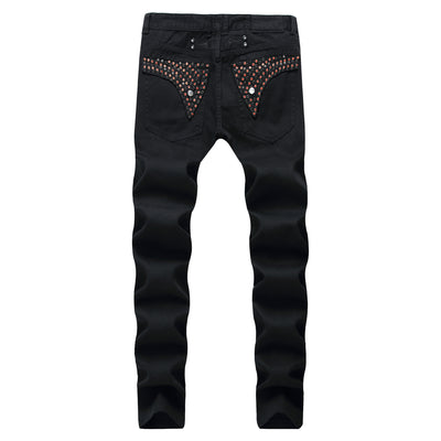 Jeans Slim Fit Negro Clásico para Hombre - Corte Recto Moderno - Image 11