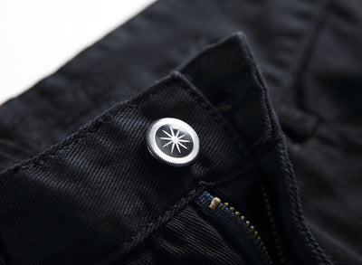 Jeans Slim Fit Negro Clásico para Hombre - Corte Recto Moderno - Image 2