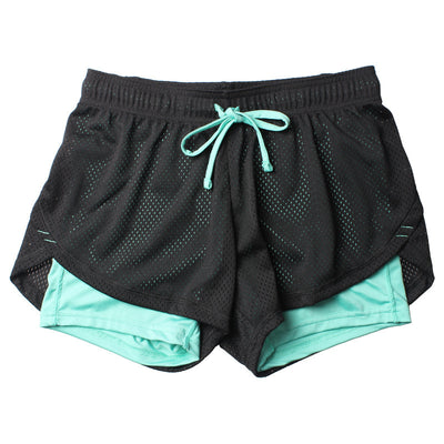 Shorts de Entrenamiento Deportivo Dos Piezas con Malla Secado Rápido - Image 5