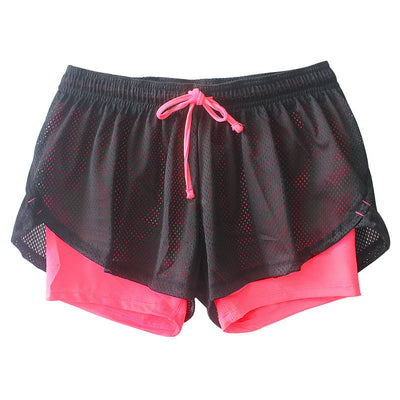 Shorts de Entrenamiento Deportivo Dos Piezas con Malla Secado Rápido - Image 3