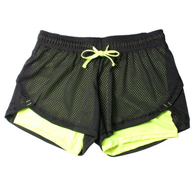 Shorts de Entrenamiento Deportivo Dos Piezas con Malla Secado Rápido - Image 6