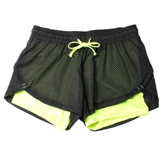 Shorts de Entrenamiento Deportivo Dos Piezas con Malla Secado Rápido - Image 6