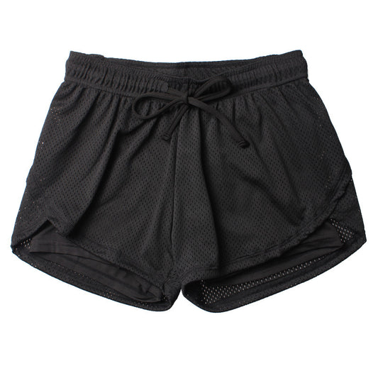 Shorts de Entrenamiento Deportivo Dos Piezas con Malla Secado Rápido