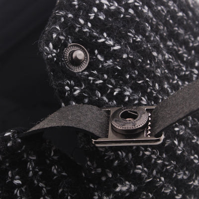 Boina Tejida de Color Liso para Hombre - Invierno Acolchada - Image 11