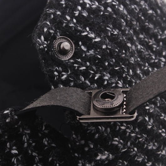 Boina Tejida de Color Liso para Hombre - Invierno Acolchada - Image 11