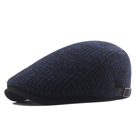 Boina Tejida de Color Liso para Hombre - Invierno Acolchada - Image 6