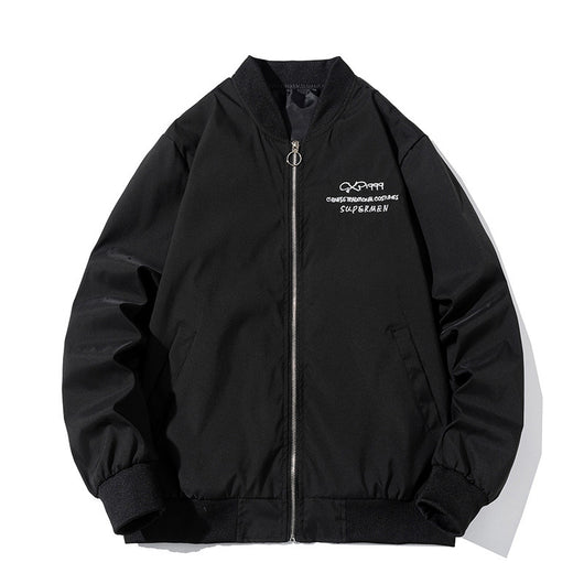 Chaqueta Bomber Unisex con Bordado de Fénix - Estilo Japonés Hengxu He - Image 8