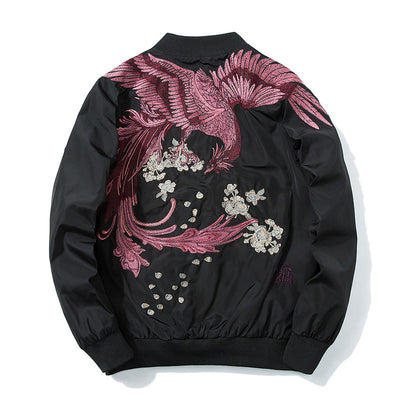 Chaqueta Béisbol Yokosuka Bordada Unisex - Estilo Parejas - Image 8