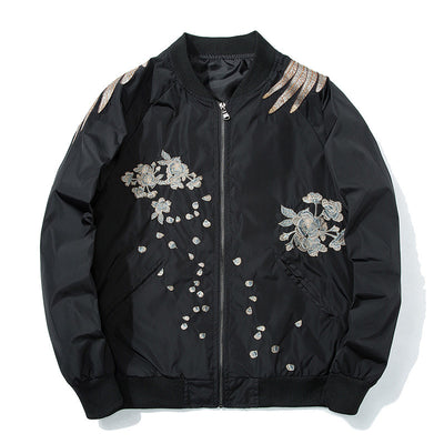 Chaqueta Béisbol Yokosuka Bordada Unisex - Estilo Parejas - Image 10