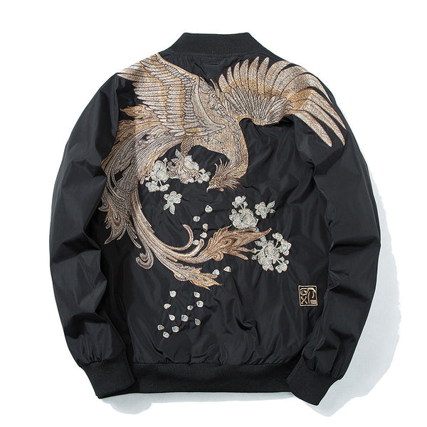 Chaqueta Béisbol Yokosuka Bordada Unisex - Estilo Parejas