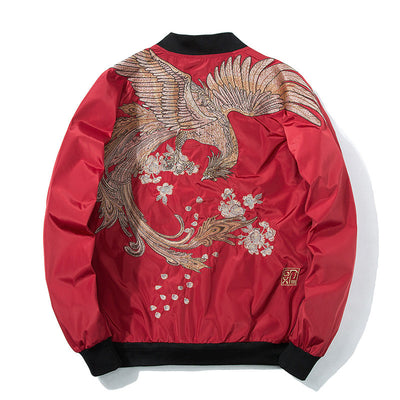Chaqueta Béisbol Yokosuka Bordada Unisex - Estilo Parejas - Image 4