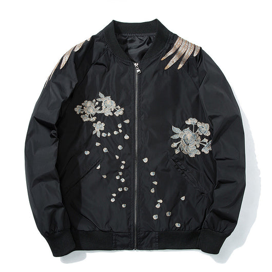 Chaqueta Béisbol Yokosuka Bordada Unisex - Estilo Parejas - Image 3