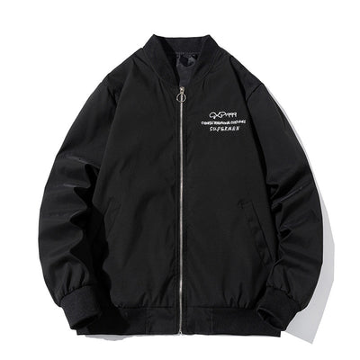 Chaqueta Bomber Unisex con Bordado de Fénix - Estilo Japonés Hengxu He - Image 5
