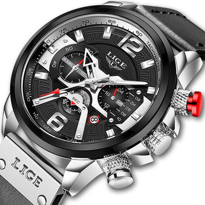 Reloj Deportivo Multifunción Resistente al Agua para Hombre