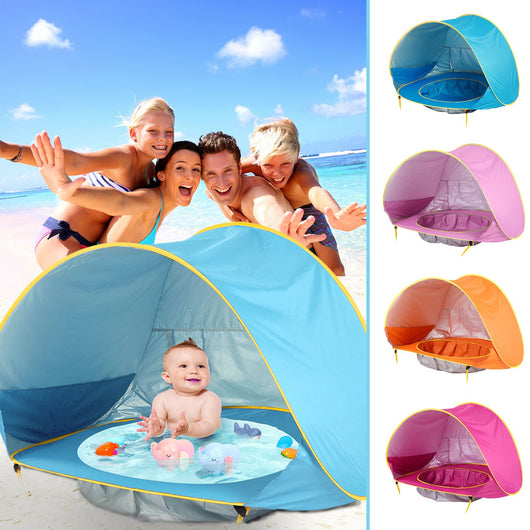 Carpa de Playa para Niños con Protección UV - Plegable y Resistente al Agua
