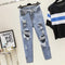 Pantalones Denim Harlan Cropped Estilo Coreano