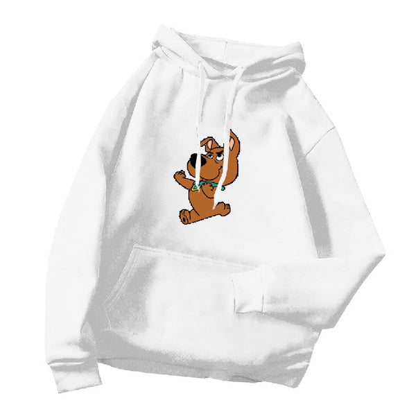 Sudadera Estampada Holgada y Ligera con Capucha