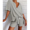 Conjunto de Pijama Rayado para Casa - Comodidad Premium
