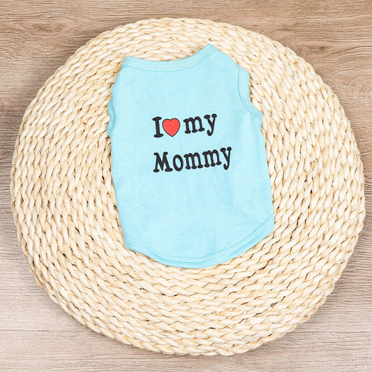 Chaleco Estampado Love Mom - Diseño Verano con Letras