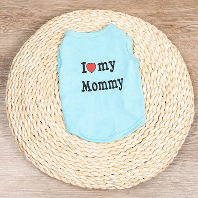 Chaleco Estampado Love Mom - Diseño Verano con Letras