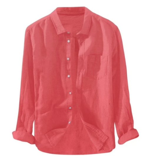 Camisa de Lino para Hombre - Estilo Ejecutivo - Image 16