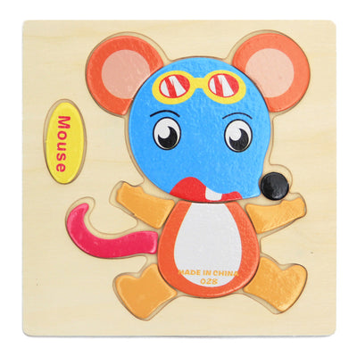 Rompecabezas 3D de Animales de Madera para Niños - Image 14