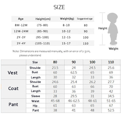 Traje Formal Infantil de Tres Piezas - Estilo Británico Elegante - Image 5