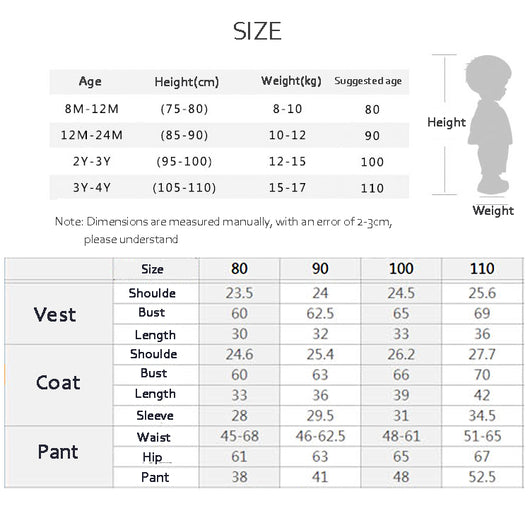 Traje Formal Infantil de Tres Piezas - Estilo Británico Elegante - Image 5
