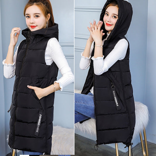 Chaleco Oversize Estilo Coreano de Largo Medio