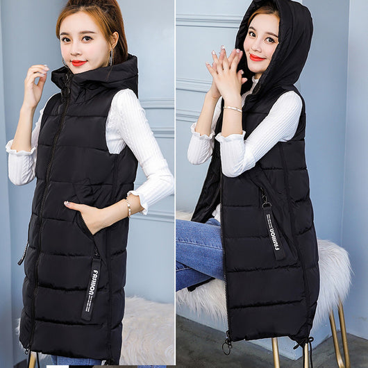 Chaleco Oversize Estilo Coreano de Largo Medio - Image 5