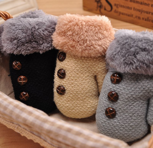 Guantes Infantiles de Invierno Acolchados con Forro de Terciopelo Grueso - Image 16