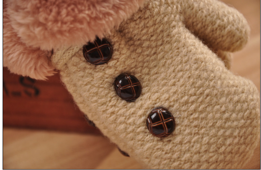 Guantes Infantiles de Invierno Acolchados con Forro de Terciopelo Grueso - Image 4