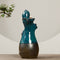 Quemador de Aromaterapia Reflujo Cerámica Loto Verde - Difusor Decorativo