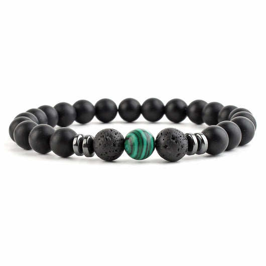 Pulsera de Chakras con Cuentas de Piedra 8mm para Yoga y Meditación - Image 5