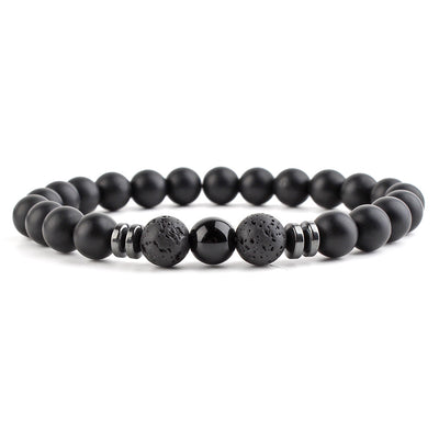 Pulsera de Chakras con Cuentas de Piedra 8mm para Yoga y Meditación - Image 4
