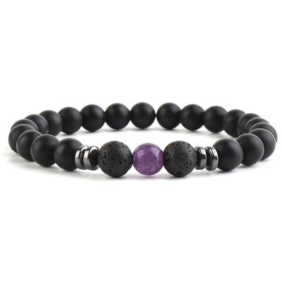 Pulsera de Chakras con Cuentas de Piedra 8mm para Yoga y Meditación - Image 7