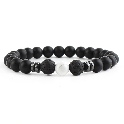 Pulsera de Chakras con Cuentas de Piedra 8mm para Yoga y Meditación - Image 3