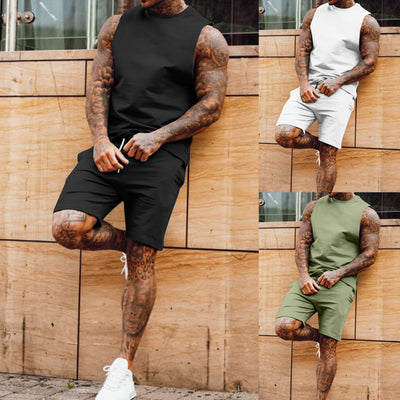 Conjunto Deportivo Casual para Hombre - Chaleco y Pantalón Cinco Puntos - Image 8