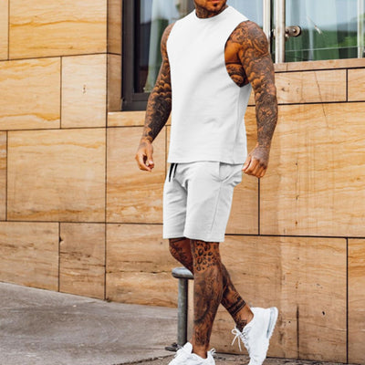 Conjunto Deportivo Casual para Hombre - Chaleco y Pantalón Cinco Puntos - Image 10