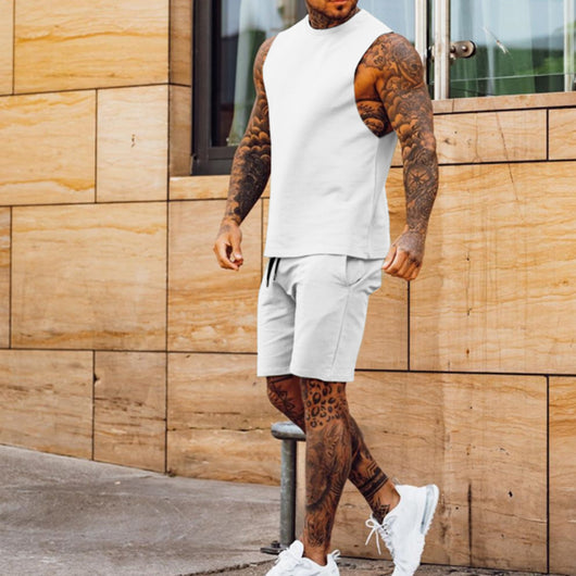 Conjunto Deportivo Casual para Hombre - Chaleco y Pantalón Cinco Puntos - Image 10