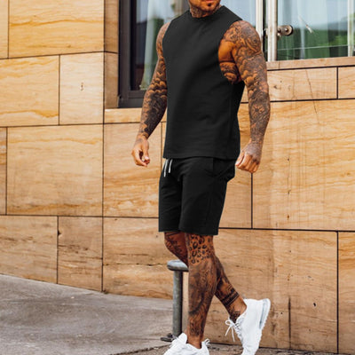 Conjunto Deportivo Casual para Hombre - Chaleco y Pantalón Cinco Puntos - Image 3