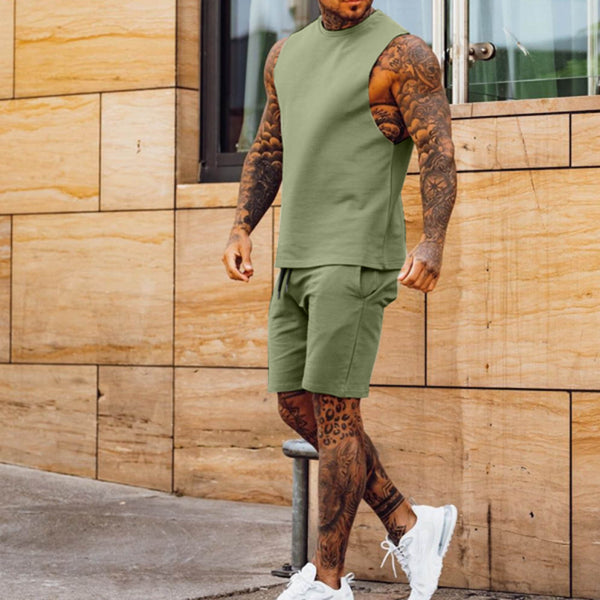 Conjunto Deportivo Casual para Hombre - Chaleco y Pantalón Cinco Puntos