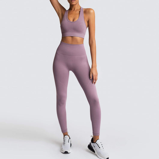 Conjunto Deportivo de Sostén y Top Fitness Europeo Americano - Image 26