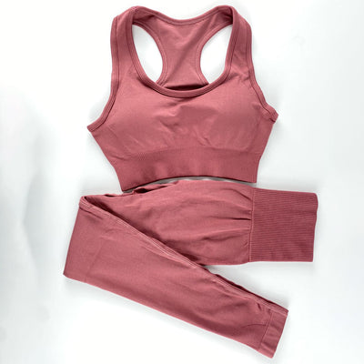 Conjunto Deportivo de Sostén y Top Fitness Europeo Americano - Image 31