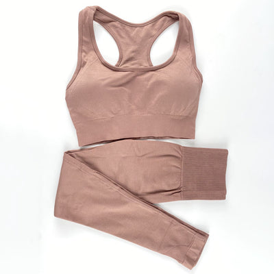 Conjunto Deportivo de Sostén y Top Fitness Europeo Americano - Image 30