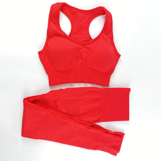 Conjunto Deportivo de Sostén y Top Fitness Europeo Americano - Image 32