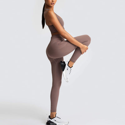 Conjunto Deportivo de Sostén y Top Fitness Europeo Americano - Image 14