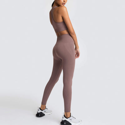 Conjunto Deportivo de Sostén y Top Fitness Europeo Americano - Image 16
