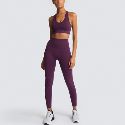 Conjunto Deportivo de Sostén y Top Fitness Europeo Americano - Image 13