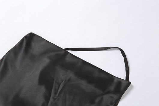 Top Halter de Encaje Irregular Sexy Ajustado Multiuso - Image 16